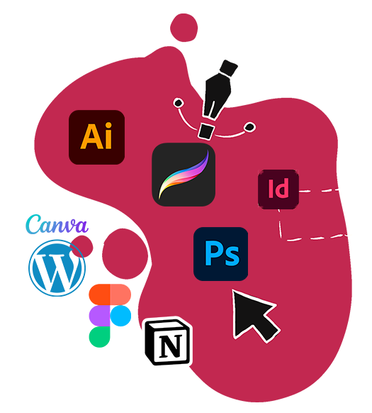 illustration des logiciel que je maitrise
